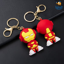 Load image into Gallery viewer, 3D Iron Man PVC Keychain
