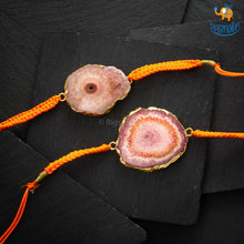 Load image into Gallery viewer, Agate Natural Stone Rakhi
