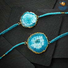 Load image into Gallery viewer, Agate Natural Stone Rakhi
