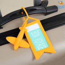 Load image into Gallery viewer, Airplane Luggage Tag
