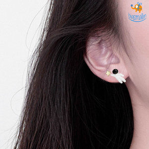 Astronaut Star Ear Studs