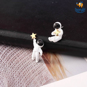 Astronaut Star Ear Studs