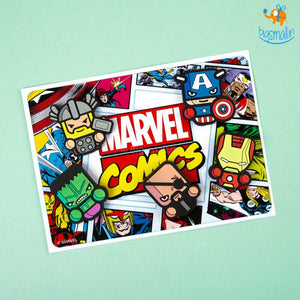 Avengers Fridge Magnets - Set of 5