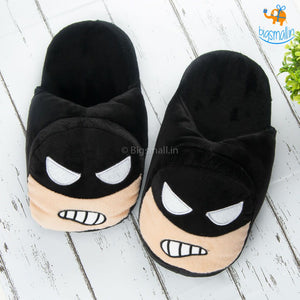 Batman Chibi Plush Slippers (Size: Up to UK 7)