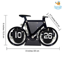 Load image into Gallery viewer, Steel Bicycle Flip Clock
