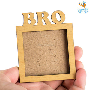 Bro Wooden Magnetic Photo Frame