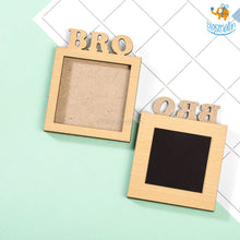 Load image into Gallery viewer, Bro Wooden Magnetic Photo Frame
