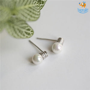 Bulb Shaped Ear Studs