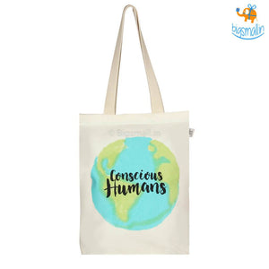 Conscious Human Canvas Tote Bag