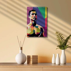 Cristiano Ronaldo WPAP Wall Art