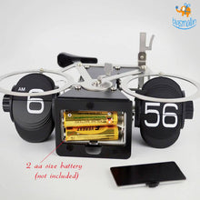 Load image into Gallery viewer, Steel Bicycle Flip Clock
