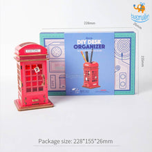 Load image into Gallery viewer, DIY Desk Organizer - Telephone Booth
