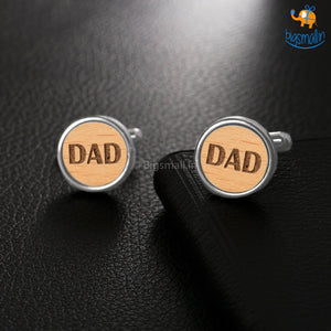 Dad Wooden Cufflinks