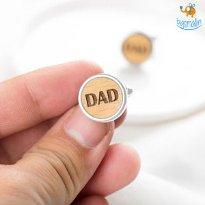 Dad Wooden Cufflinks