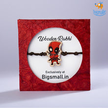 Load image into Gallery viewer, Deadpool Wooden Rakhi
