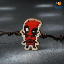 Load image into Gallery viewer, Deadpool Wooden Rakhi
