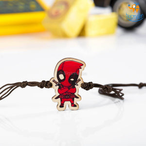 Deadpool Wooden Rakhi