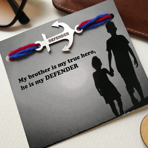 Defender Bro Rakhi Keychain