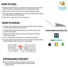 Load image into Gallery viewer, Erasable + Reusable Dexter Smart Notebook
