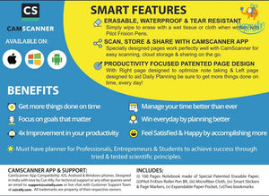 Erasable + Reusable Dexter Smart Notebook