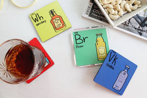 Element Coasters - Set of 4