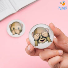 Load image into Gallery viewer, Emoji Crystal Glass Fridge Magnets- Set of 2
