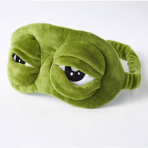 3D Plush Frog Eye Mask