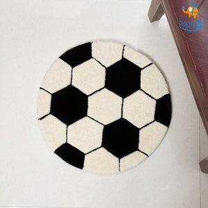 Football Shaped Rug