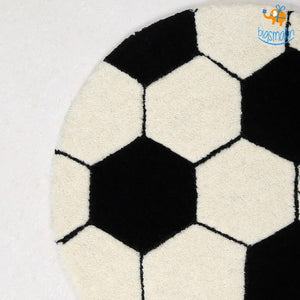 Football Shaped Rug