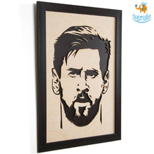 Load image into Gallery viewer, Footballer Engraved Wooden Frame (19 x 13 inches)
