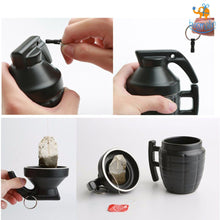 Load image into Gallery viewer, 3D Grenade Mug with Lid
