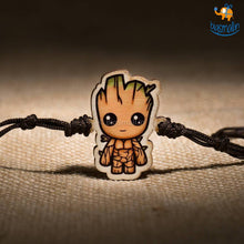 Load image into Gallery viewer, Groot Wooden Rakhi
