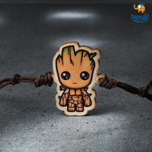 Load image into Gallery viewer, Groot Wooden Rakhi
