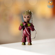 Load image into Gallery viewer, Funny Groot Middle Finger 3D Keychain
