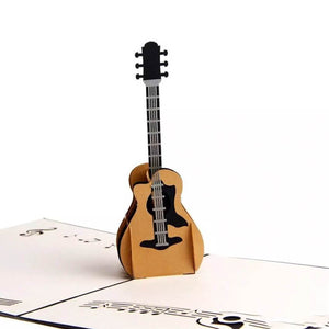 Guitar Pop Up Card