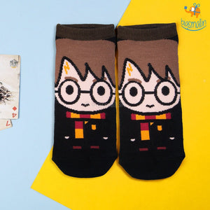 Harry Potter Ankle Length Socks - Set of 3