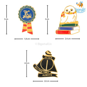 Harry Potter Wizardry Lapel Pins - Set of 3