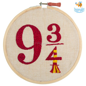 Harry Potter 9 3/4 Embroidery Hoop Art