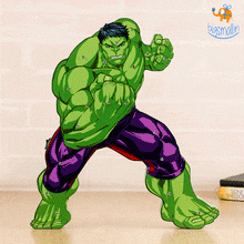 Load image into Gallery viewer, Hulk Wooden LED Lamp
