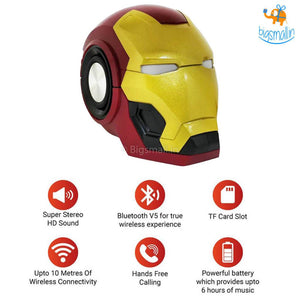3D Iron Man Bluetooth Speaker