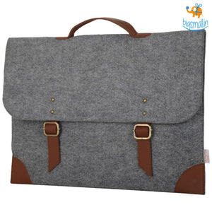 Felt Laptop Sleeve Bag - Steel Grey