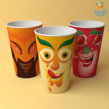 Load image into Gallery viewer, Eco-Friendly Quirky Party Cups - Set Of 12
