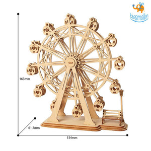 3D Wooden Puzzle - Ferris Wheel