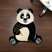 Load image into Gallery viewer, Handcrafted Panda Shaped Rug
