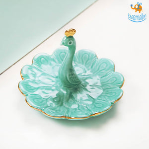 3D Peacock Jewellery Holder Plate