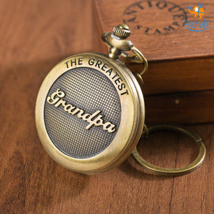 Grandpa Pocket Watch Keychain