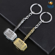 Load image into Gallery viewer, Spinning Thor Hammer Keychain
