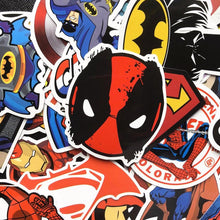 Load image into Gallery viewer, Superhero Stickers - Set of 50
