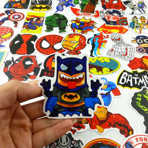 Superhero Stickers - Set of 50