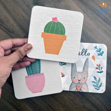 Load image into Gallery viewer, Diatomite Absorbent Drink Coasters - Set of 4
